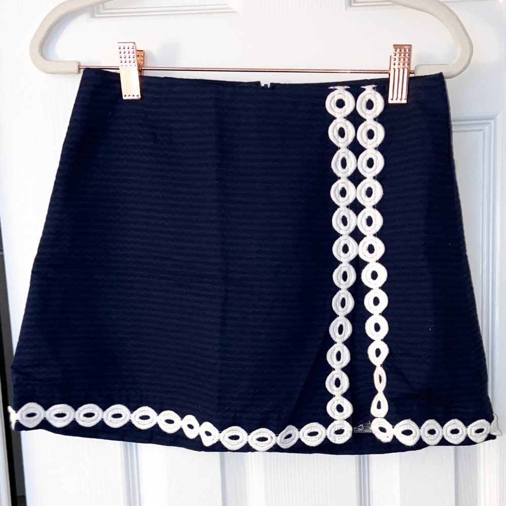 Lilly Pulitzer | 0 | Cotton Lenore Skort in Blue
